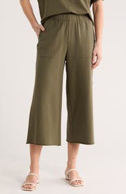 Caslon® Crop French Terry Pants