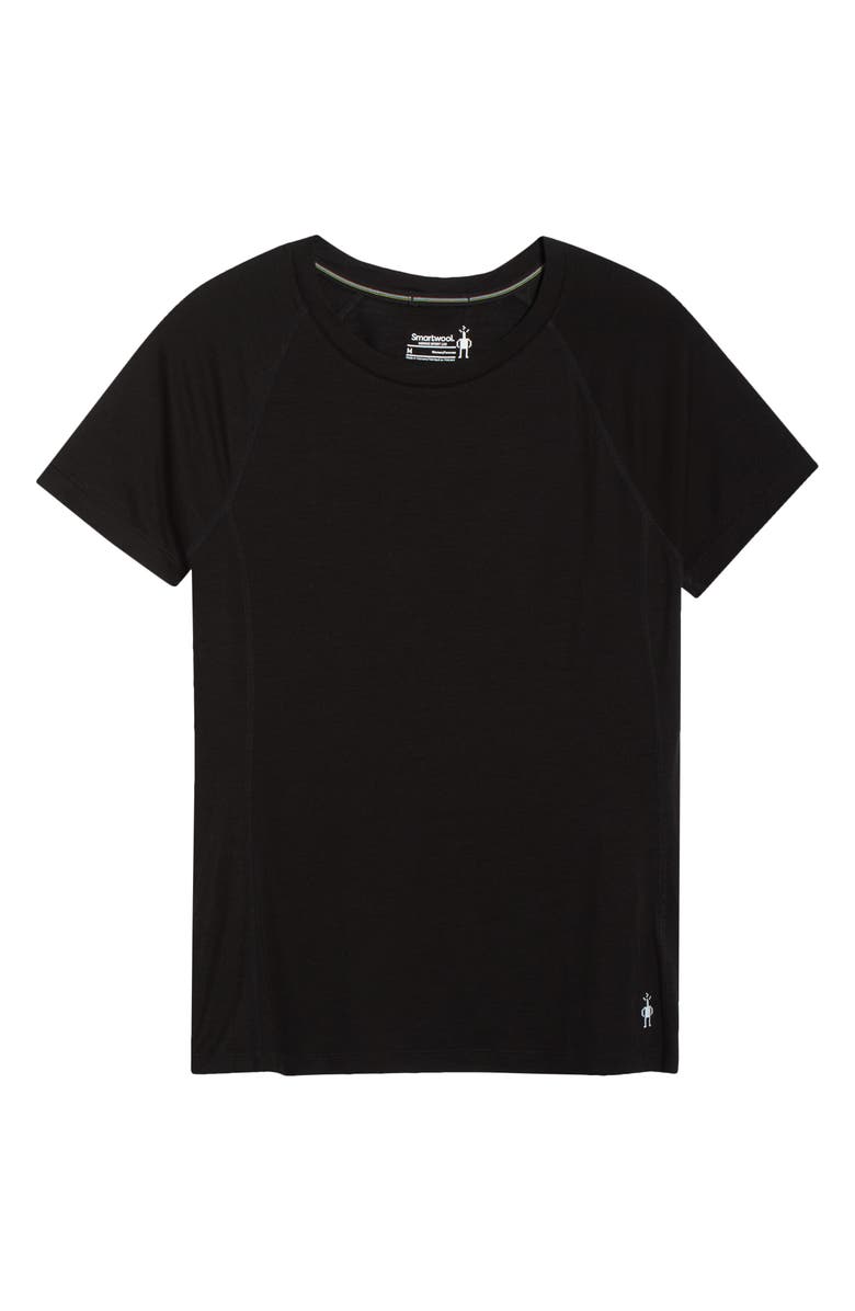 Smartwool Active Ultralite Crewneck T-Shirt, Main, color, Black