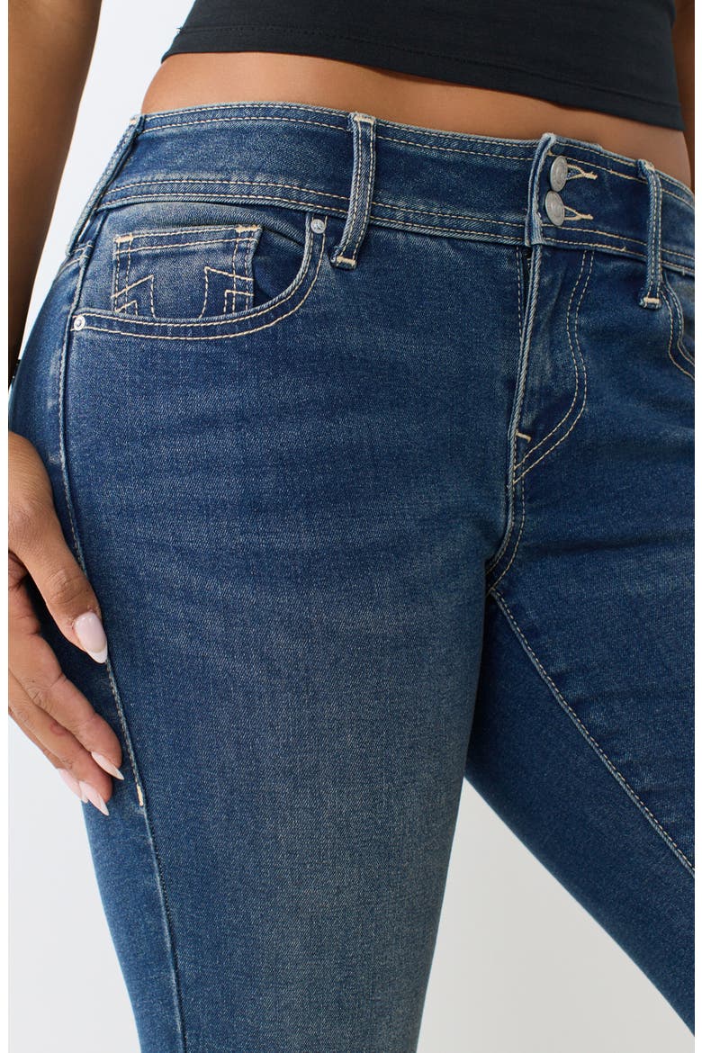 Jennie Double Button Super Skinny Jeans, Alternate, color, DARK LUNAR SHADOW WASH