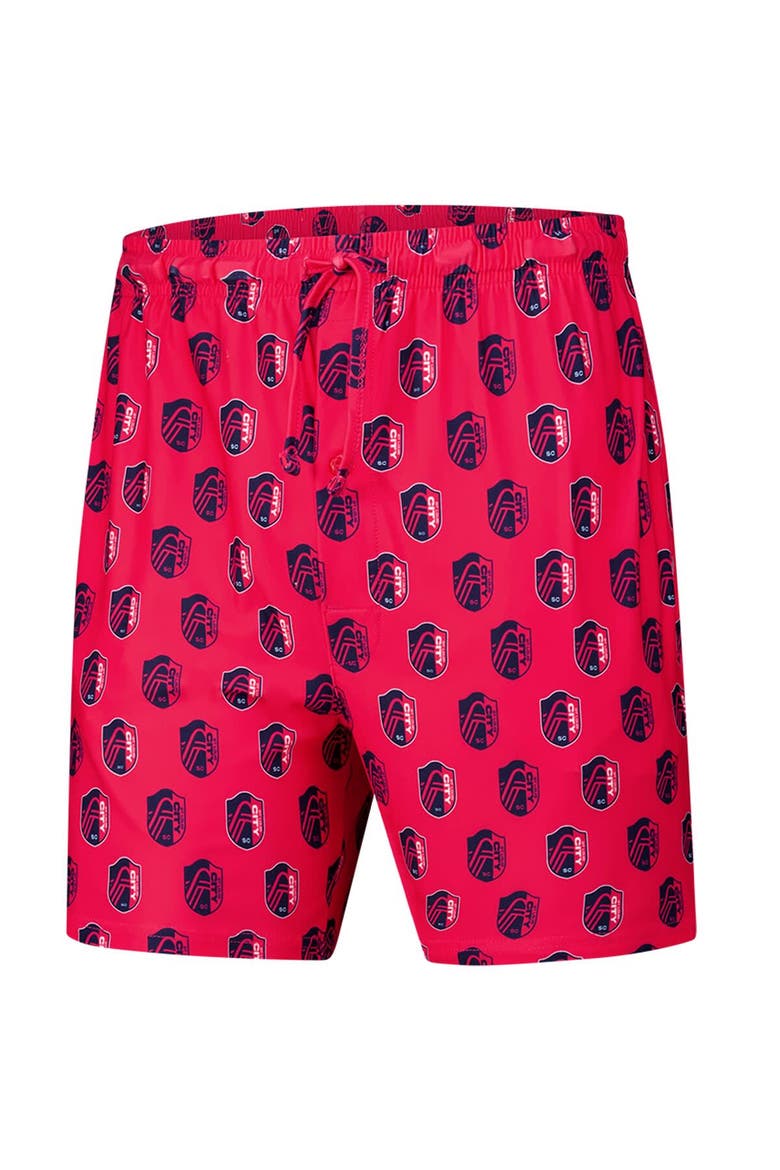 Men's Concepts Sport Red St. Louis City SC Record 2-Pack Short Set, Alternate, color, Red
