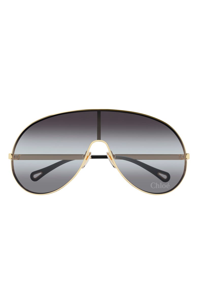Chloé 99mm Gradient Mask Sunglasses, Main, color,