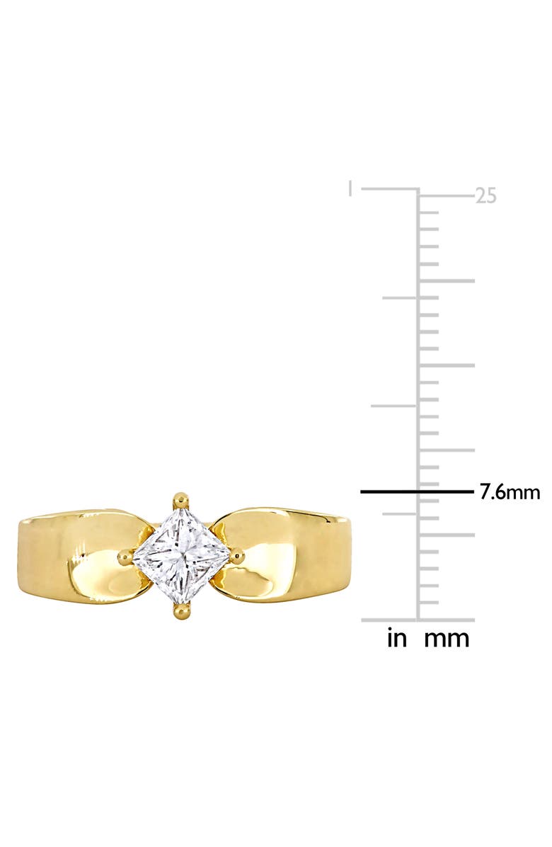Julianna B. Princess-Cut Diamond Solitaire Ring 14k, Alternate, color,