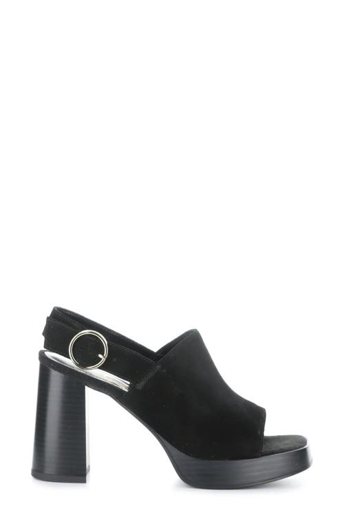 Bos. & Co. Farin Slingback Platform Sandal In Black