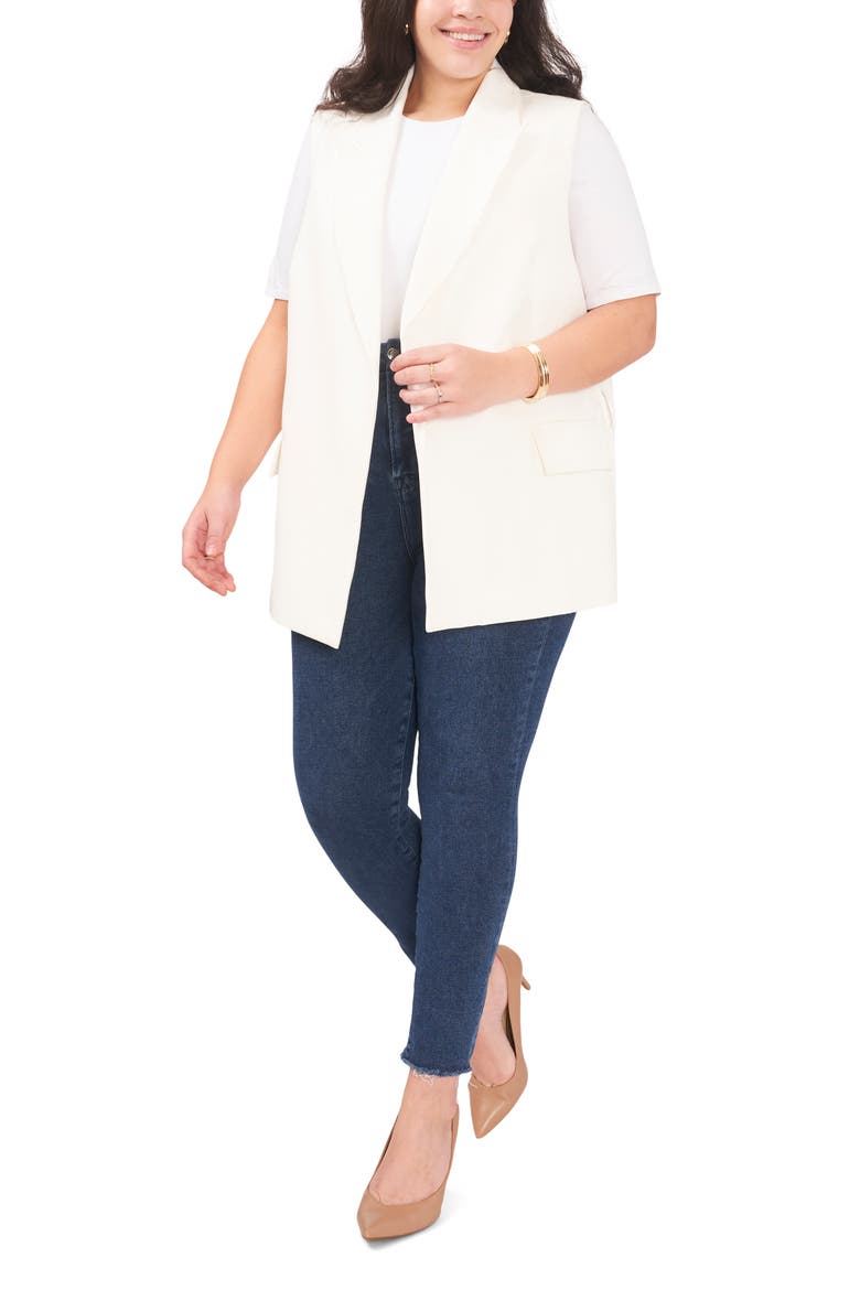 Belted Vest, Alternate, color, NEW IVORY