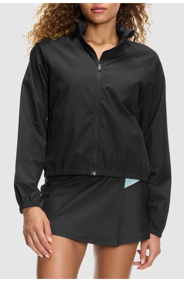 Peloton Woven Seamed Run Shell, Alternate, color, Jet Black