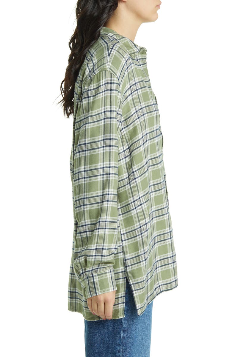 Treasure & Bond Plaid Long Sleeve Button-Up Shirt, Alternate, color,