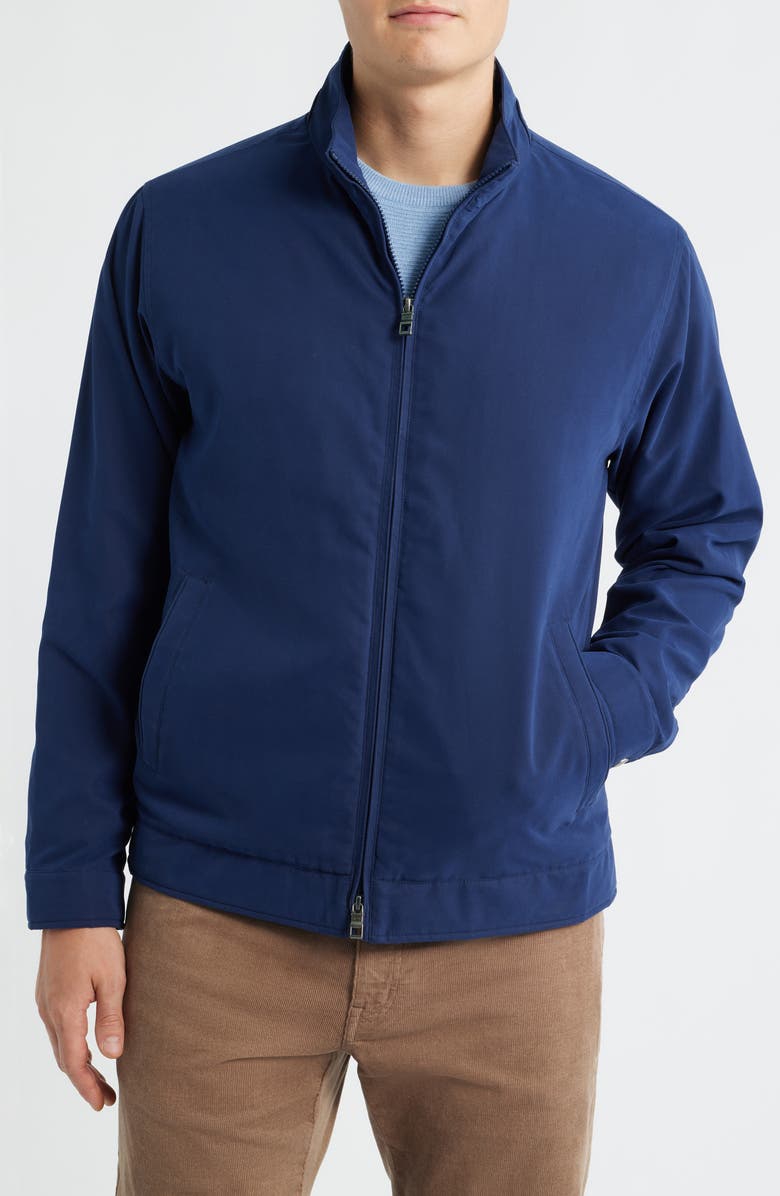 Peter Millar Bleecker Zip Jacket, Alternate, color, Navy