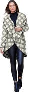 Jessica London Faux Leather Trim Sweater