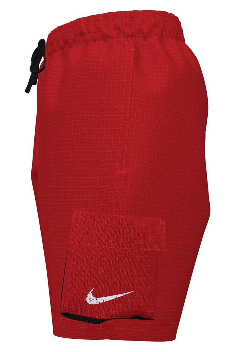 Kids' Volley Swim Trunks, Alternate, color, UNIVERSITY RED