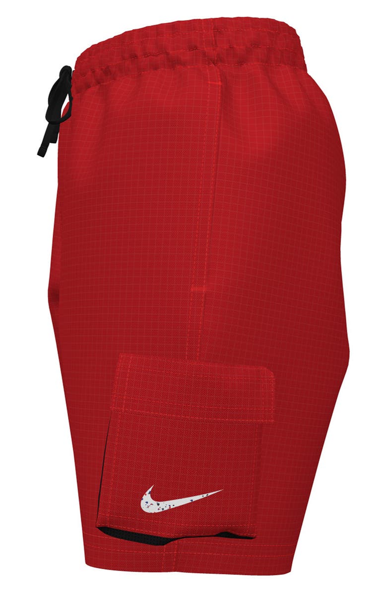 Nike Kids' Volley Swim Trunks, Alternate, color, University Red