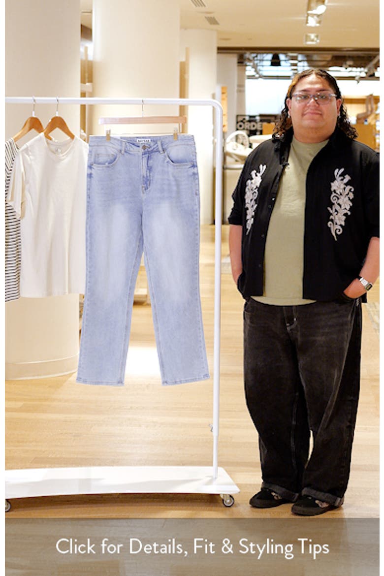 High Waist Straight Leg Jeans video