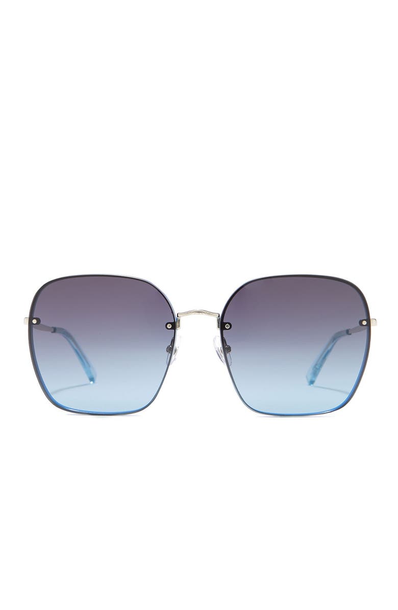 Rebecca Minkoff Gloria3 60mm Square Sunglasses, Alternate, color,
