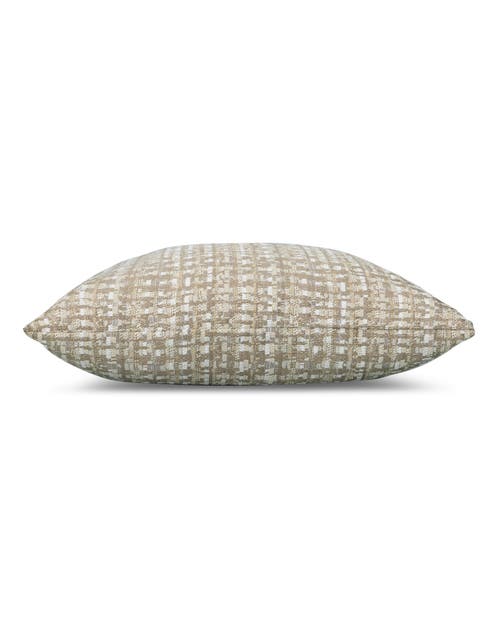 Elaine Smith Channel Indoor & Outdoor Woven Accent Pillow In Brown