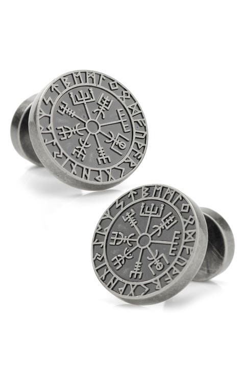 Viking Compass Cuff Links