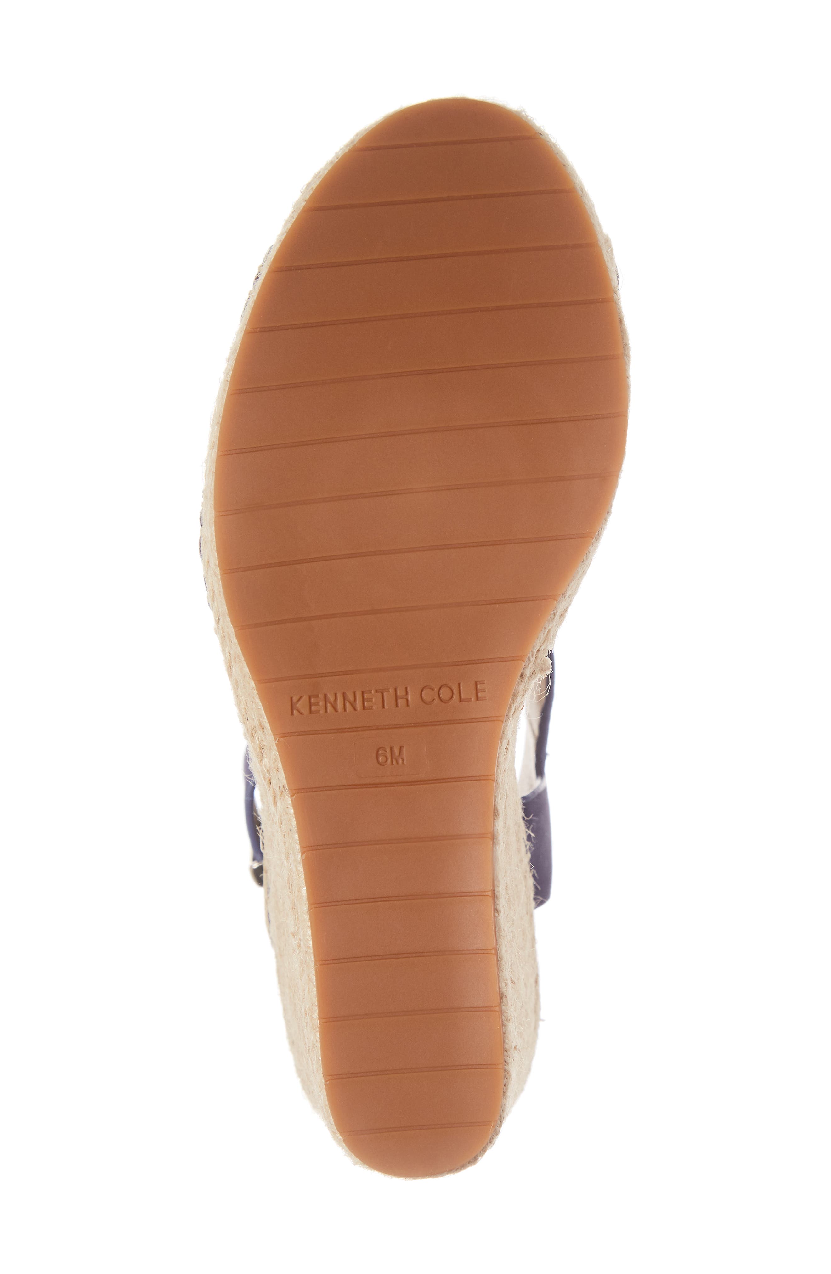 Olivia Espadrille Wedge Platform Sandal, Alternate, color, LAPIS BLUE NUBUCK LEATHER