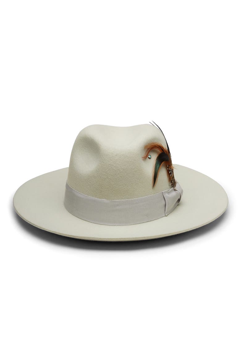 Wool Fedora Hat, Alternate, color, SMOKE