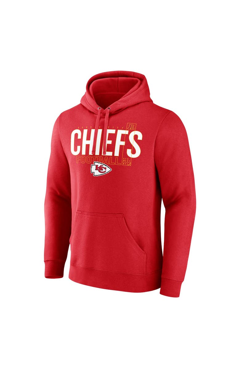 FANATICS Men's Fanatics Red Kansas City Chiefs Pylon Outline Pullover Hoodie, Alternate, color, Red