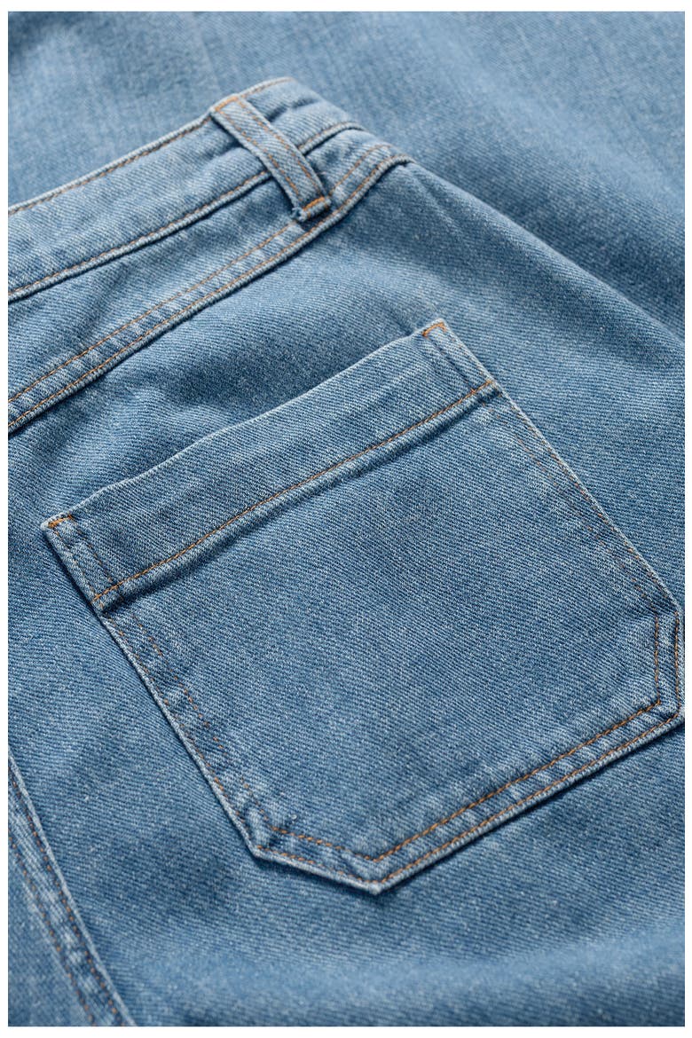 Sennen Cove Wide Leg Jeans, Alternate, color, MID WASH GRAIN