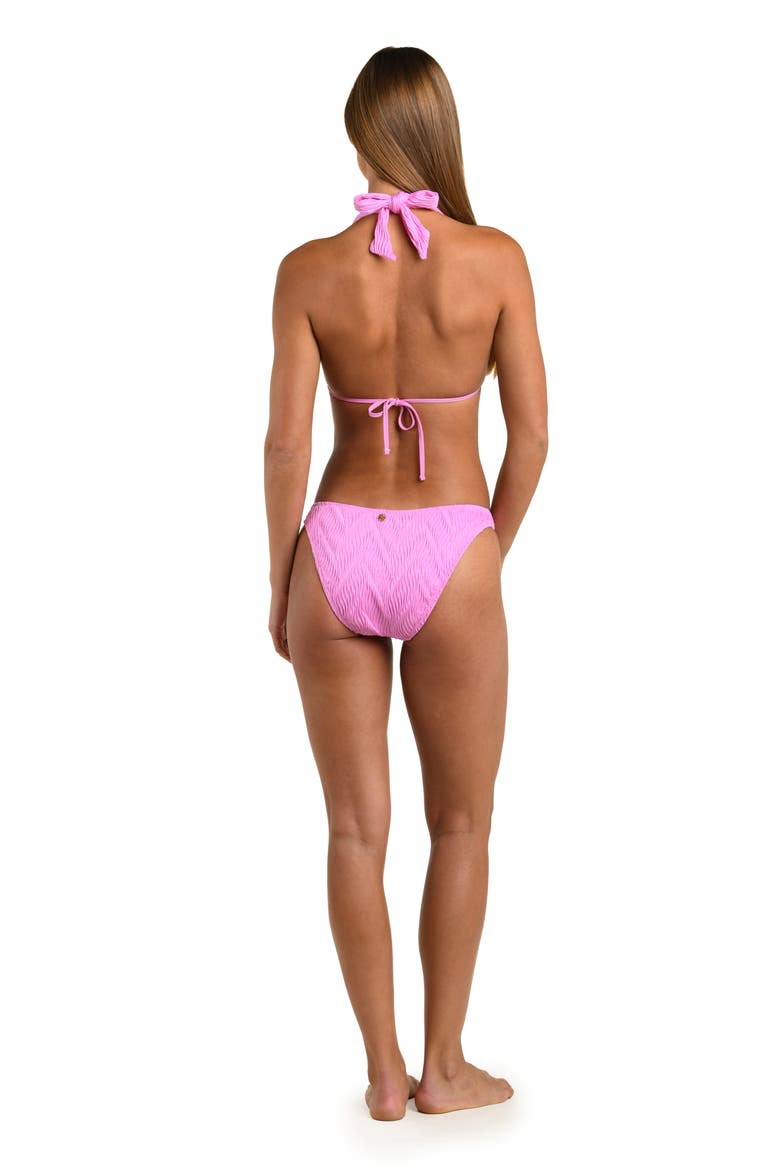 Ethereal Echo Triangle Bikini Top, Alternate, color, BLUSH