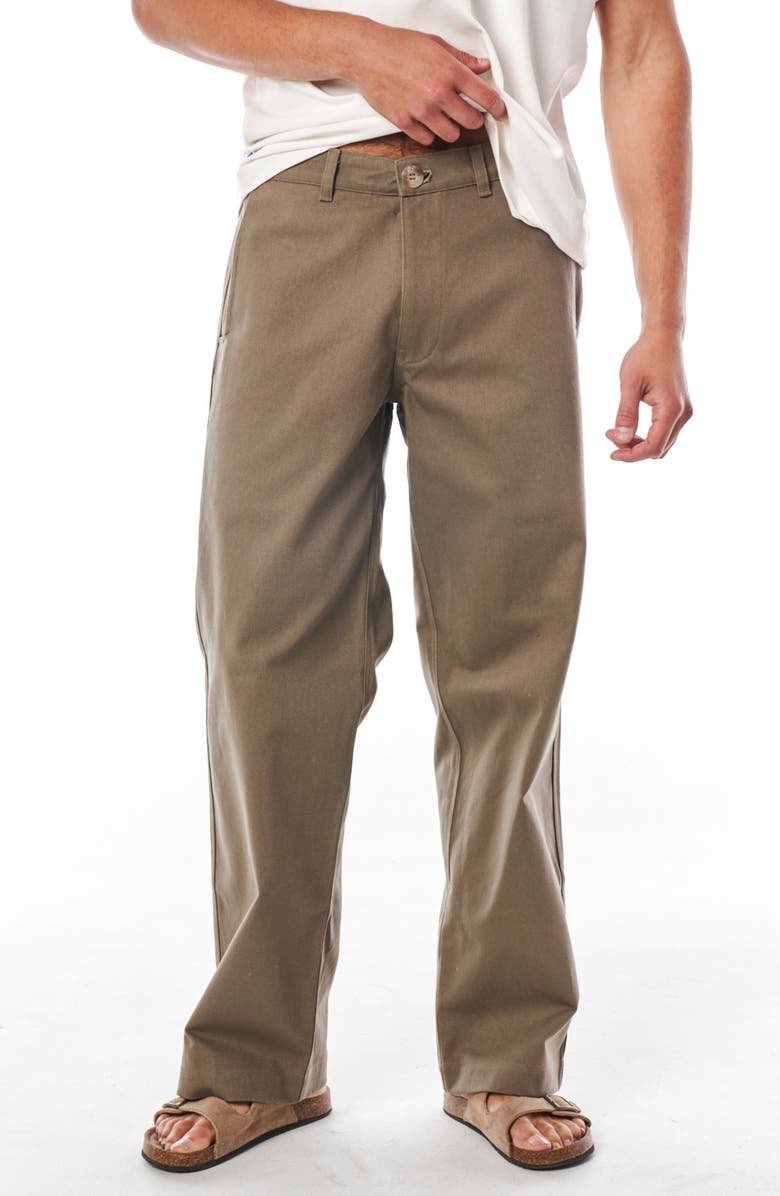 LEISURE LAB Dune Pant, Main, color, Stone