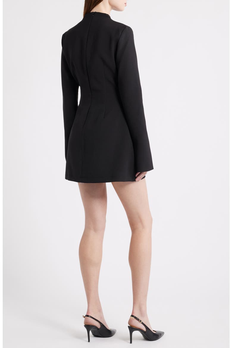 The Ultimate Muse Split Sleeve Minidress with Pockets, Alternate, color, BLACK