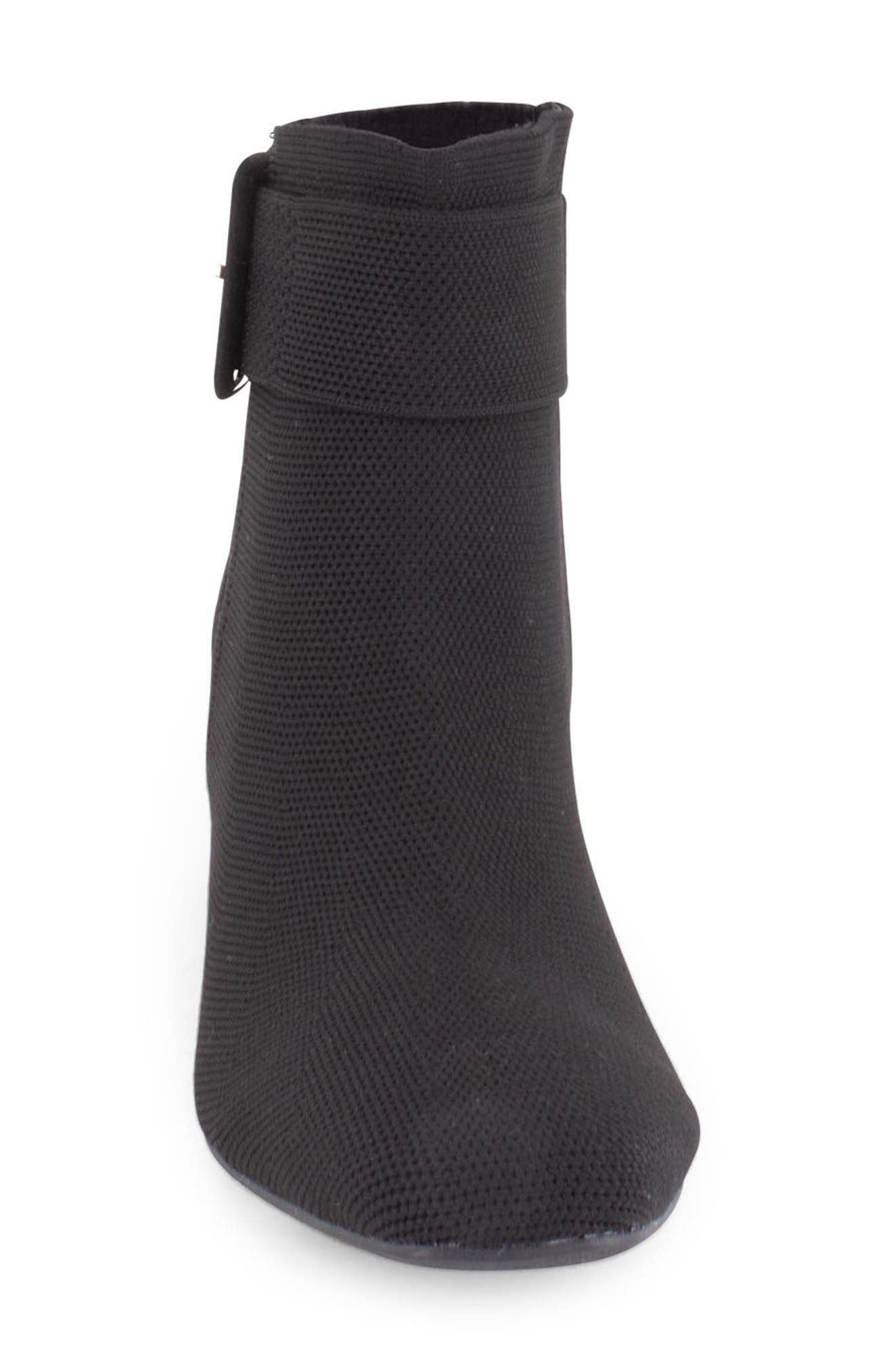 Sunflower Bootie, Alternate, color, BLACK