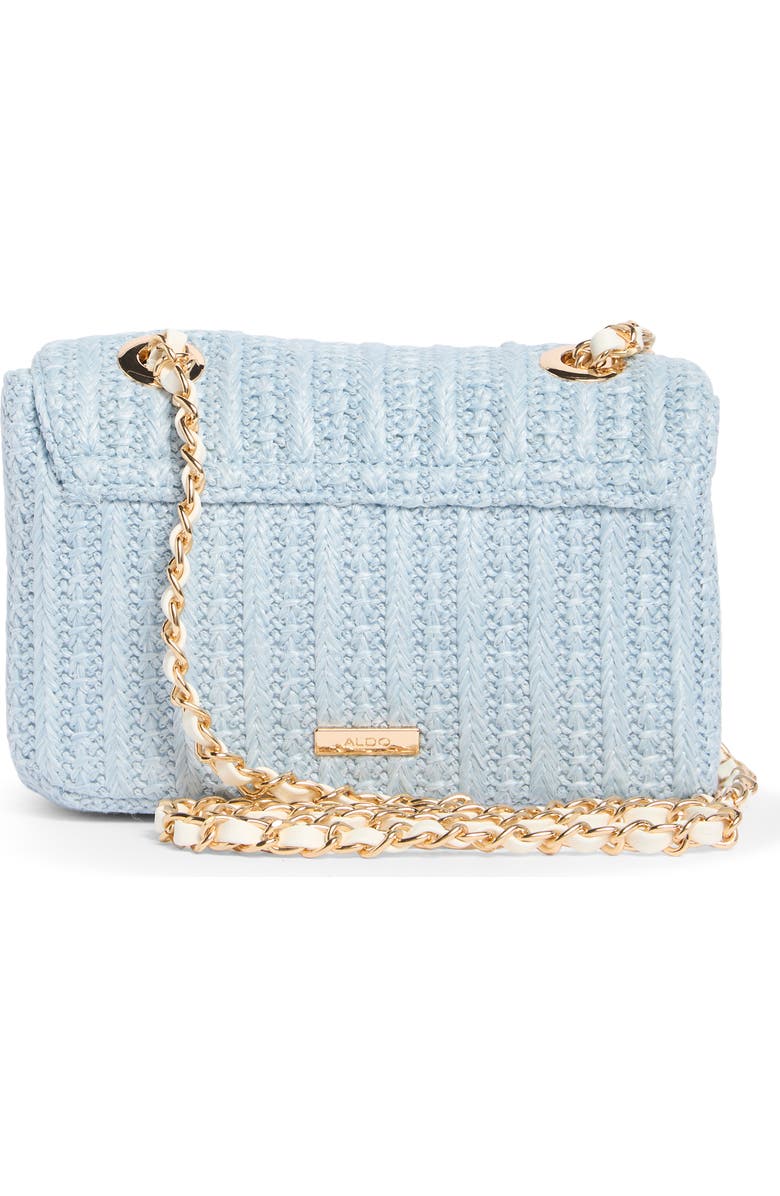 ALDO Adwiegan Woven Crossbody Bag, Alternate, color, Blue