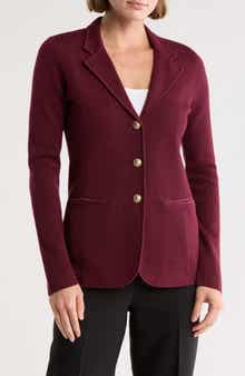 Bruno Magli Merino Wool Blazer