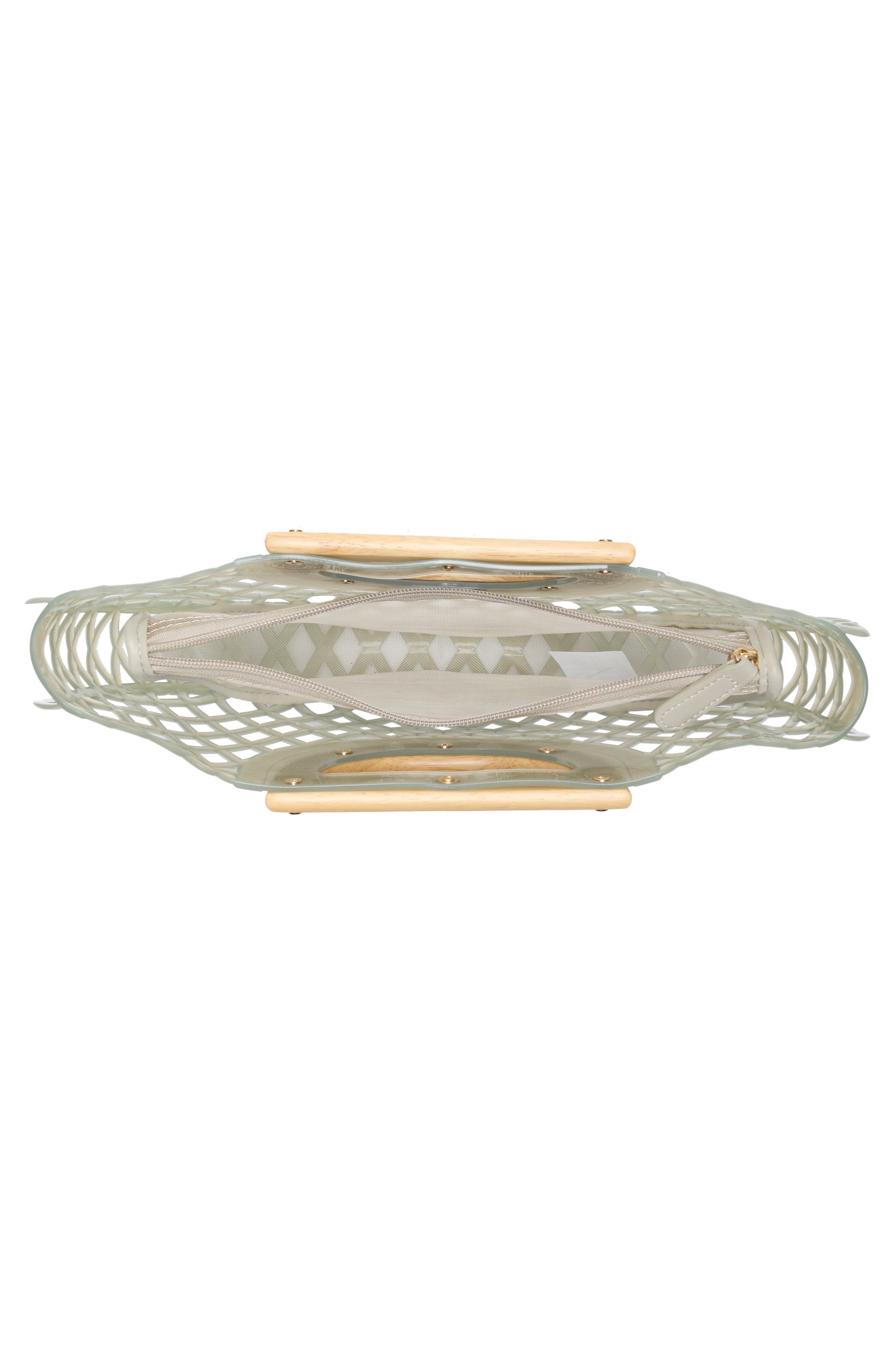 Dolce Vita Solandra Jelly Clutch, Alternate, color, Seafoam