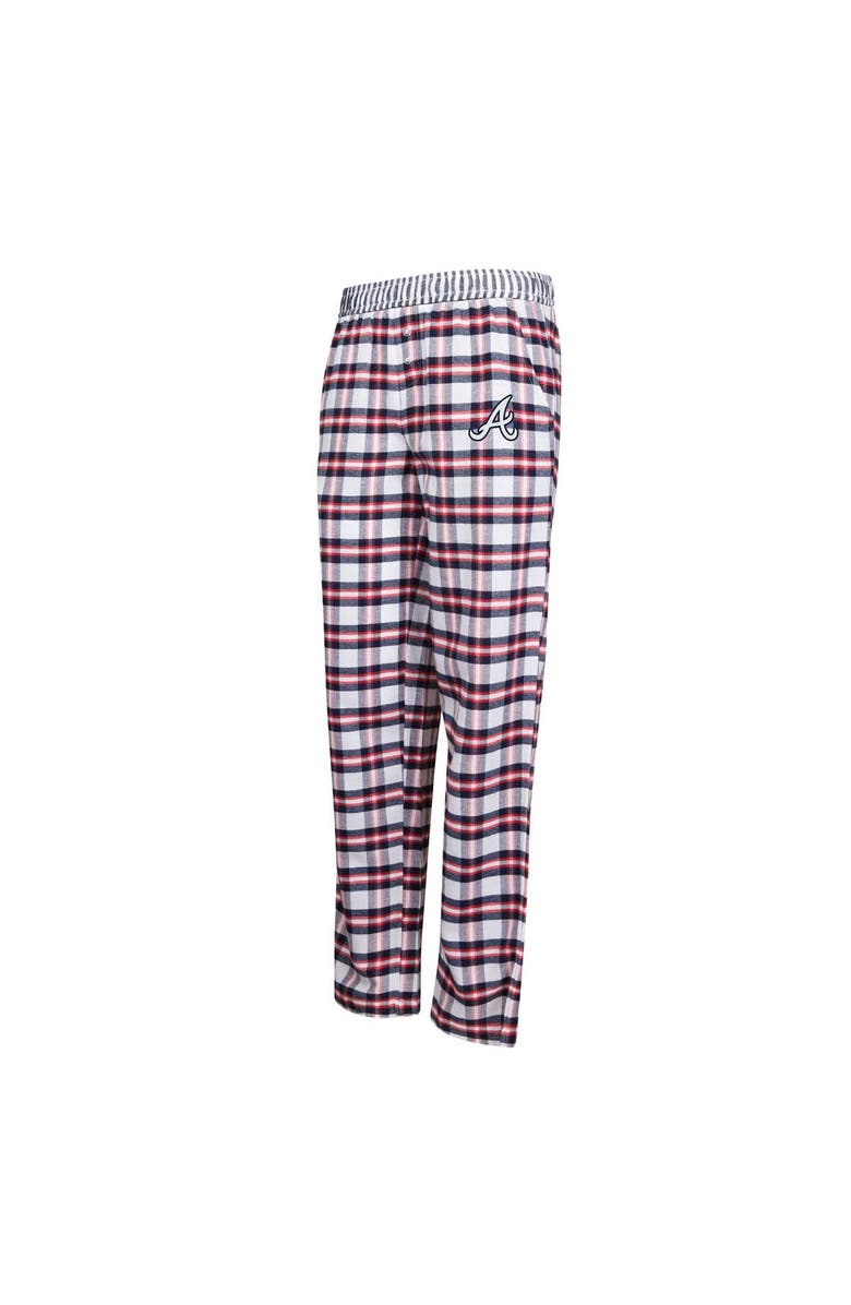 CONCEPTS SPORT Women's Concepts Sport Navy/Red Atlanta Braves Sienna Flannel Sleep Pants, Alternate, color,