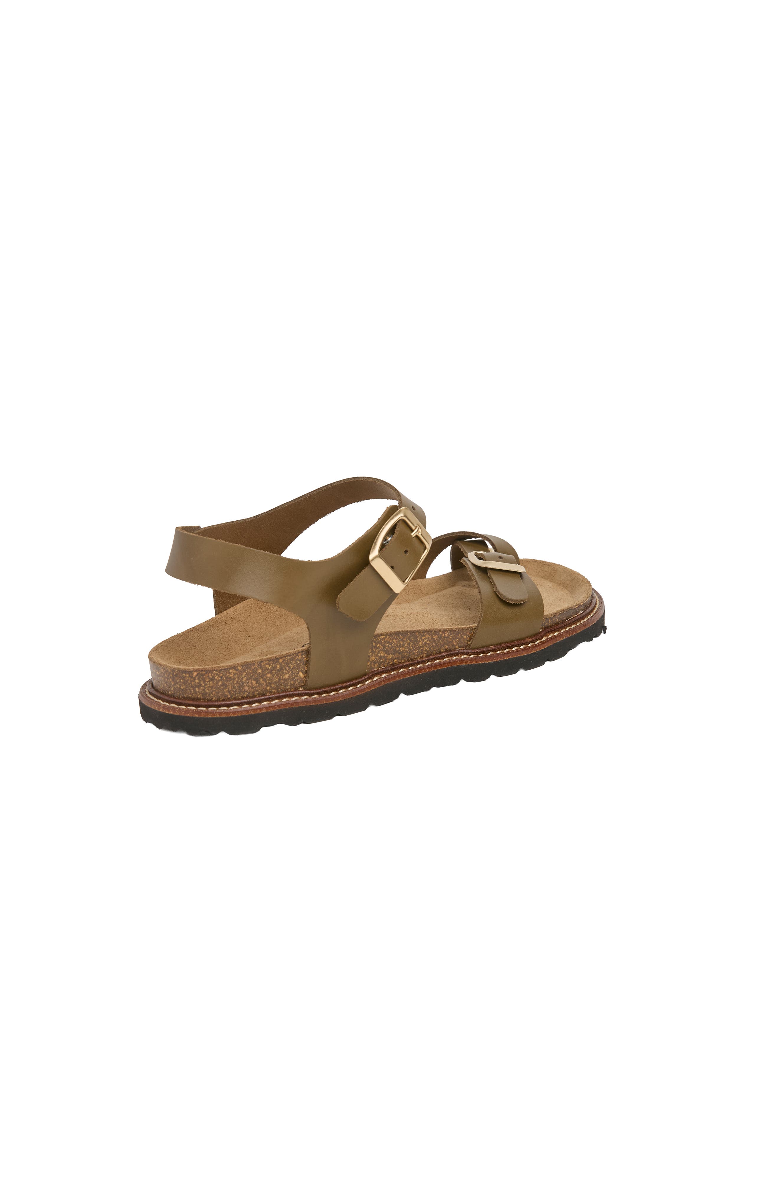 Celtic & Co. Contoured Slip-On Clog Mule Sandals, Alternate, color, Khaki