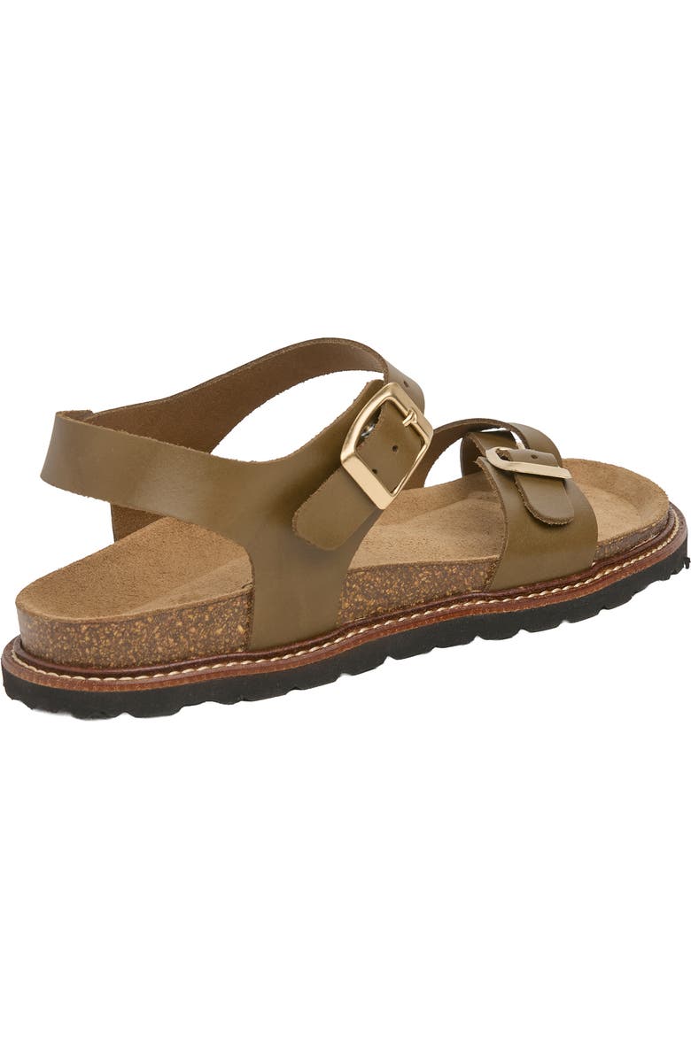 Celtic & Co. Contoured Slip-On Clog Mule Sandals, Alternate, color, Khaki