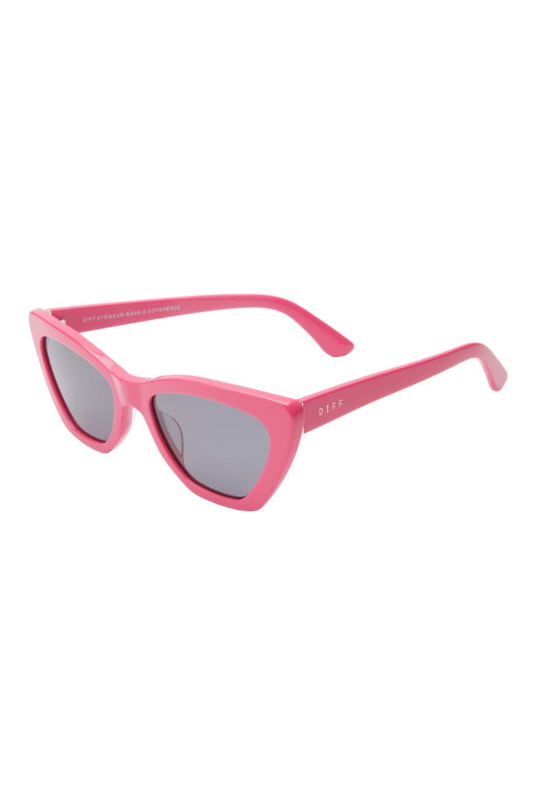 Camila 55mm Gradient Square Sunglasses, Alternate, color, GREY