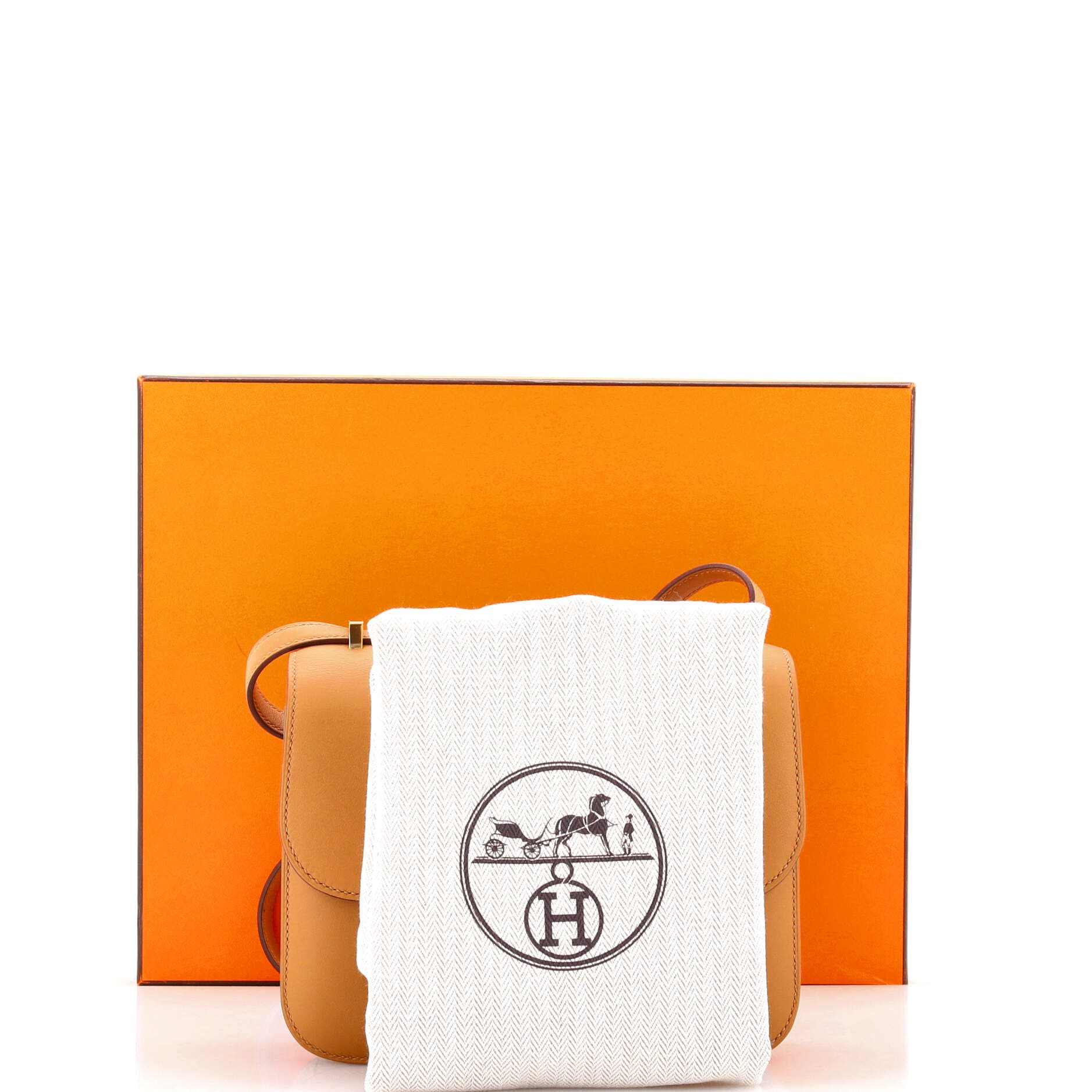 Pre-Owned Hermes Constance Bag Swift 18, Alternate, color, Biscuit