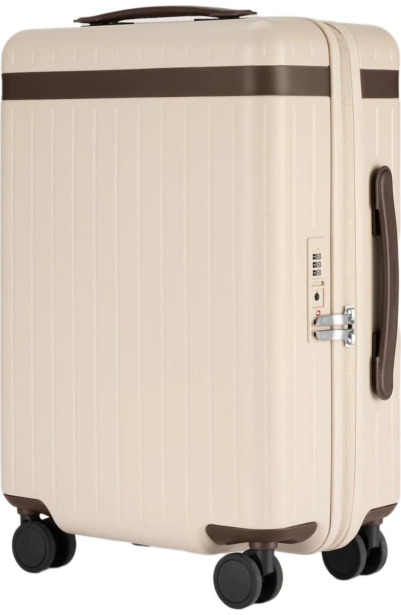 Carl Friedrik The Carry-on Suitcase, Alternate, color, Sand / Chocolate