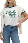 Favorite Daughter x 'Nobody Wants This' Contrast Binding Organic Cotton Graphic T-Shirt