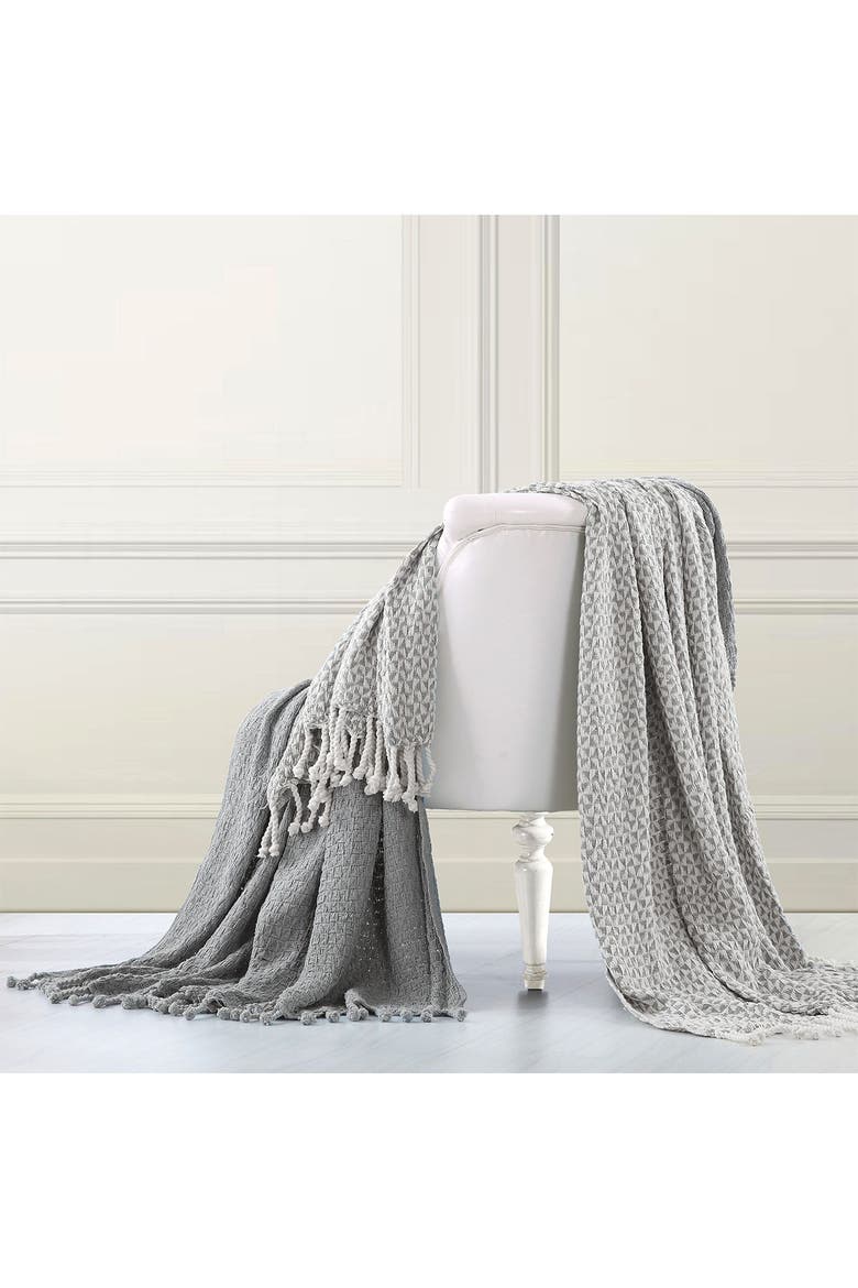 Gray Color Throw Modern Threads Grey Picasso Throw - Set of 2 | Nordstromrack