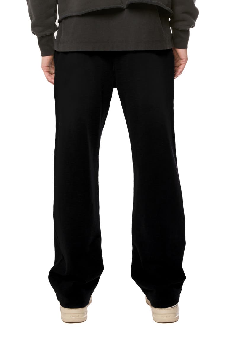Graphic Fleece Sweatpants, Alternate, color, BLACK