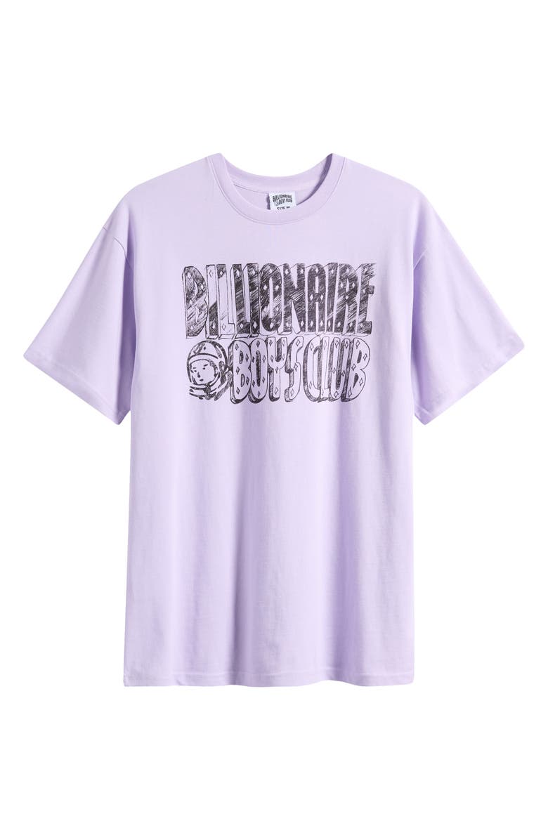 Billionaire Boys Club BB Sketch Graphic T-Shirt, Alternate, color, Pastel Lilac