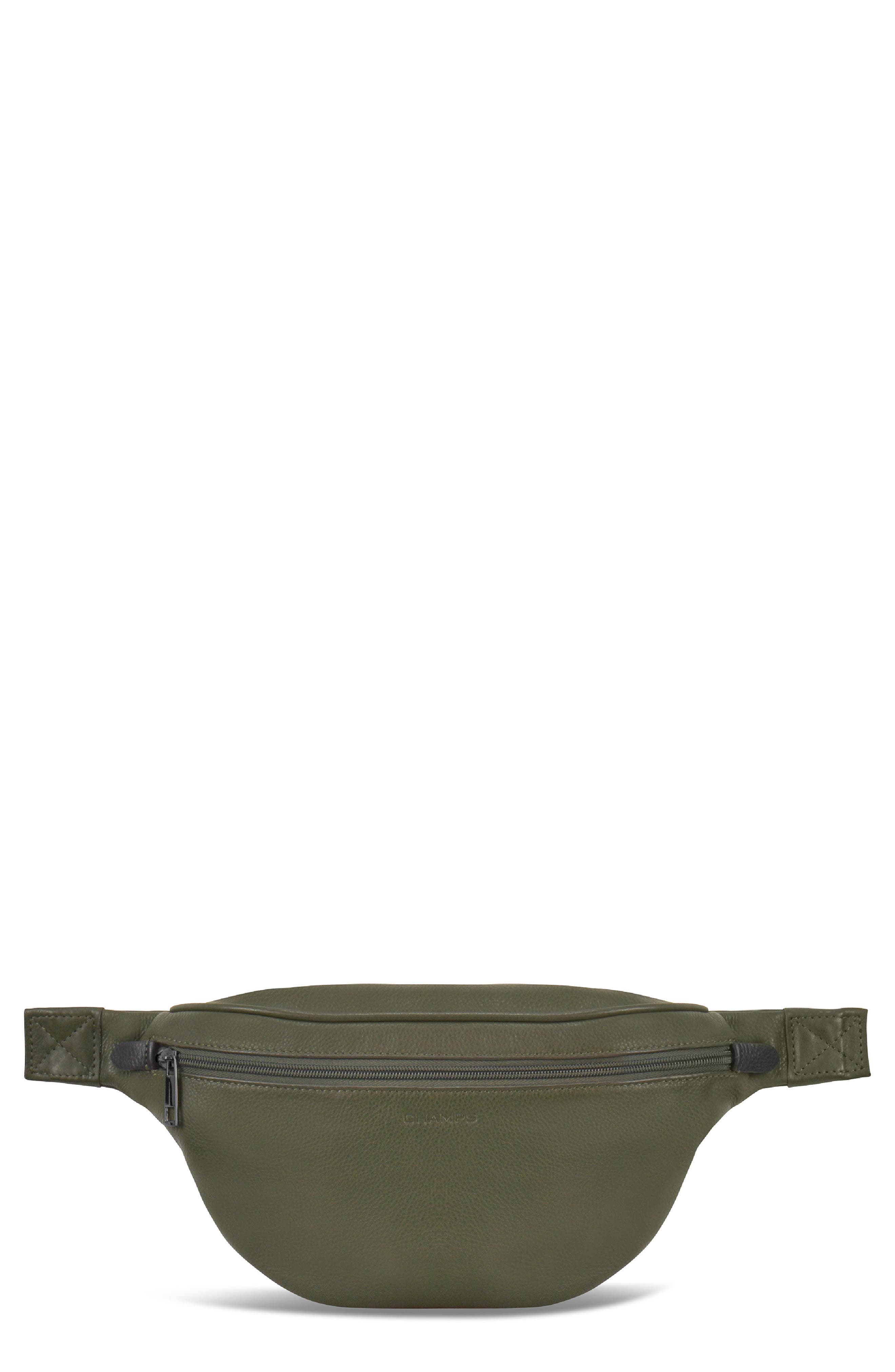 CHAMPS Leather Belt Bag