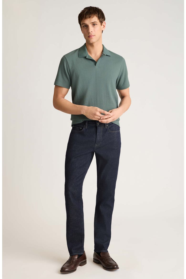 Johnny Collar Waffle Knit Polo, Alternate, color, BALSAM GREEN 18-5606 TCX