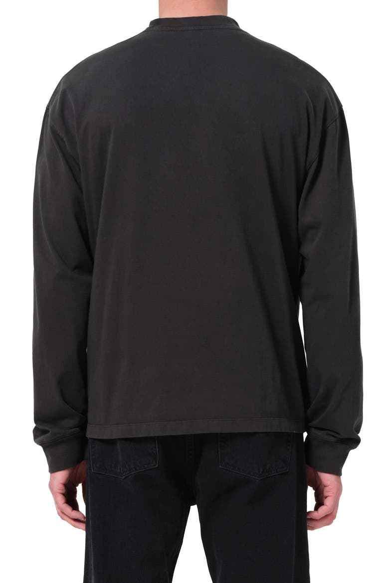 Asha Long Sleeve Cotton T-Shirt, Alternate, color, CAVE DARK GREY