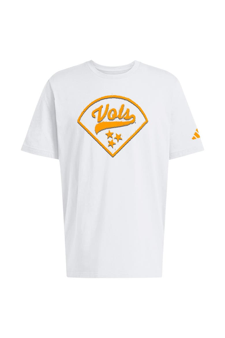 Men's adidas  White Tennessee Volunteers Baseball Fresh T-Shirt, Main, color, White