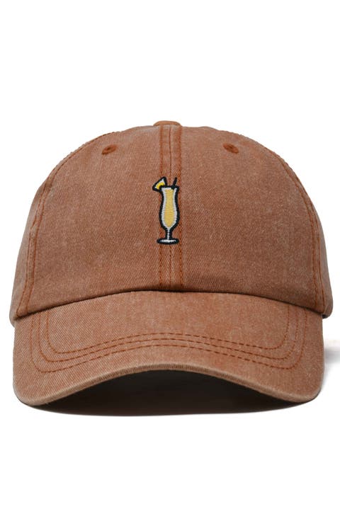 Pina Colada Embroidered Dad Cap
