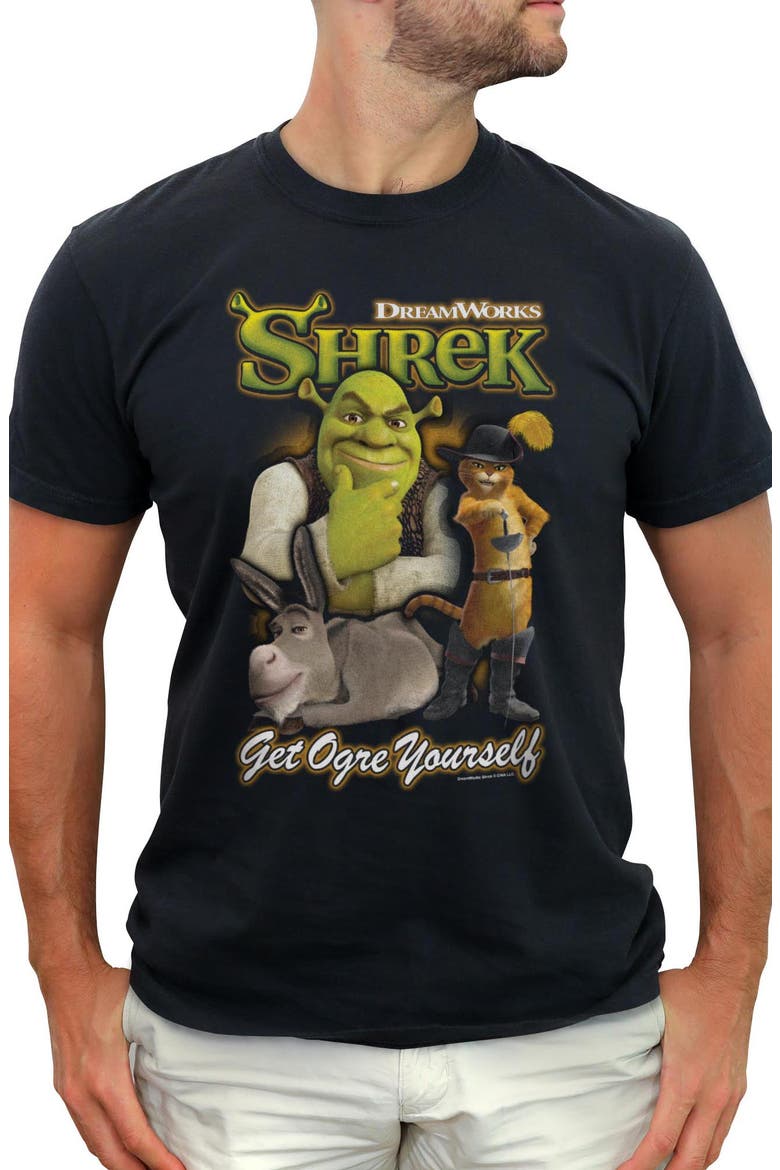 Men's Shrek Get Ogre Yourself  Graphic T-Shirt, Main, color, Black