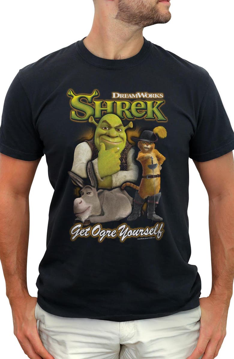 Shrek Men's Shrek Get Ogre Yourself Graphic T-Shirt, Main, color, Black