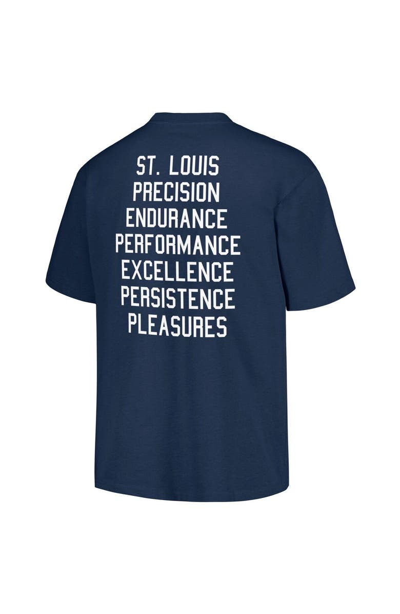 PLEASURES Men's PLEASURES  Navy St. Louis Cardinals Precision T-Shirt, Alternate, color, Navy