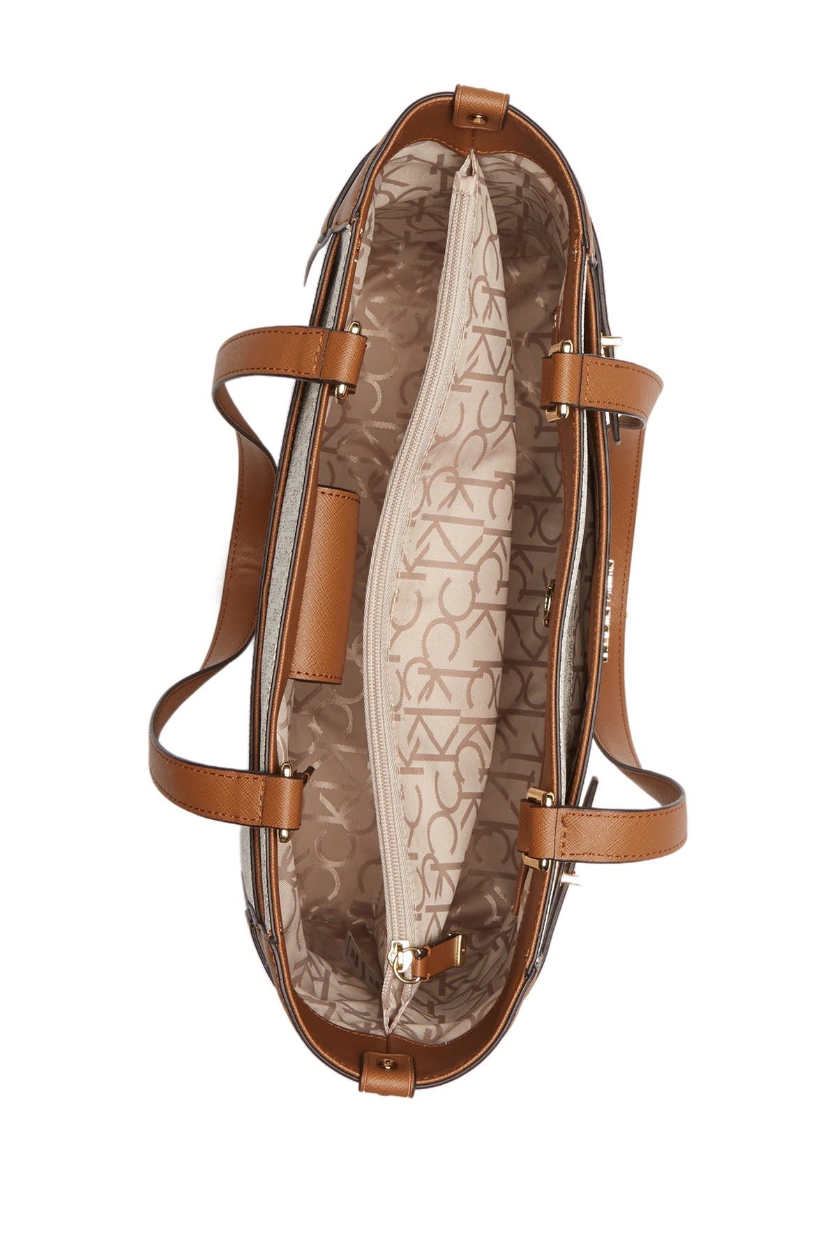 Calvin Klein Saffiano Tote, Alternate, color, 