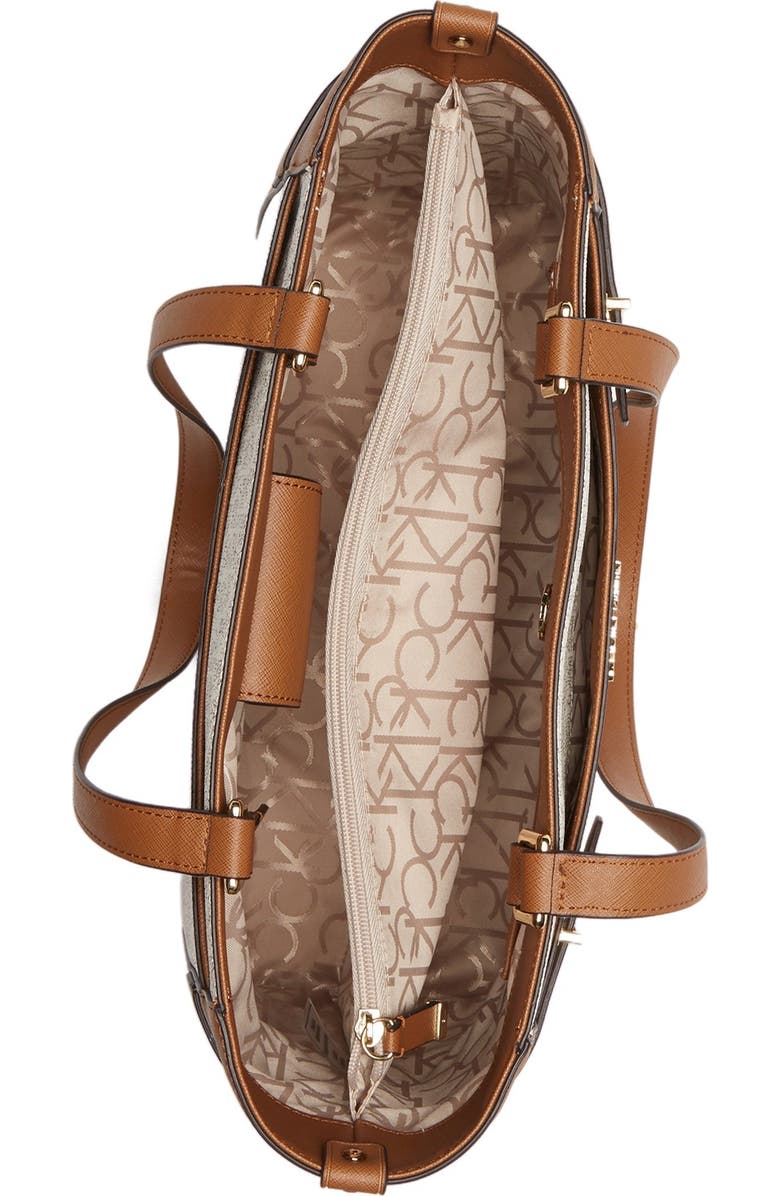 Calvin Klein Saffiano Tote, Alternate, color,