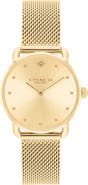 COACH Elliot Mesh Strap Watch, 28mm